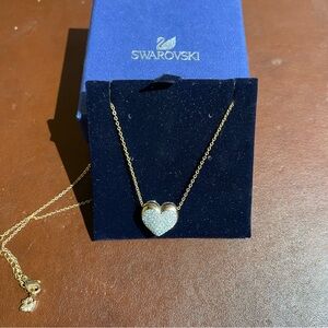 Swarovski pave heart Pendant Necklace Even-5181453